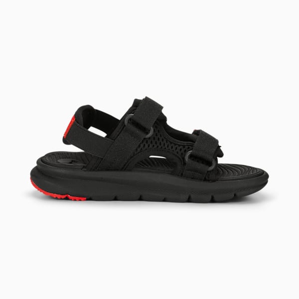 Sandalias PUMA Evolve para niños pequeños , PUMA Black-PUMA White-For All Time Red