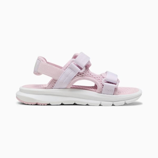 PUMA Evolve Little Kids' Sandals , Rose Mauve-Lilac Frost-Peaceful Blue, extralarge