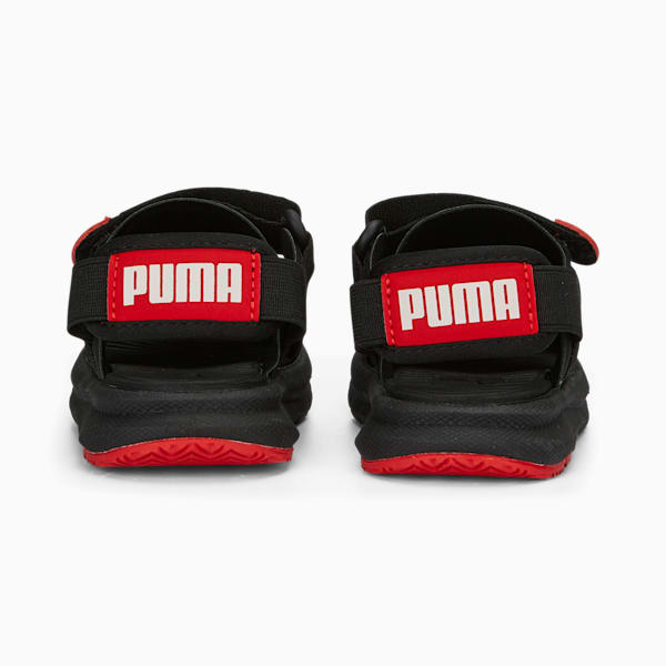 ベビー プーマ エヴォルブ サンダル 12-16.5cm, PUMA Black-PUMA White-For All Time Red, extralarge-JPN