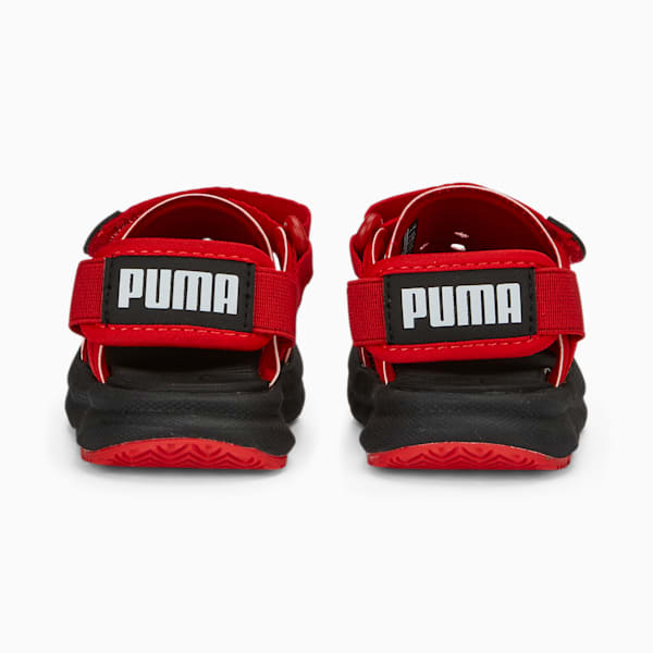 ベビー プーマ エボルブ サンダル AC 13-15cm, For All Time Red-PUMA Black-PUMA White, extralarge-JPN