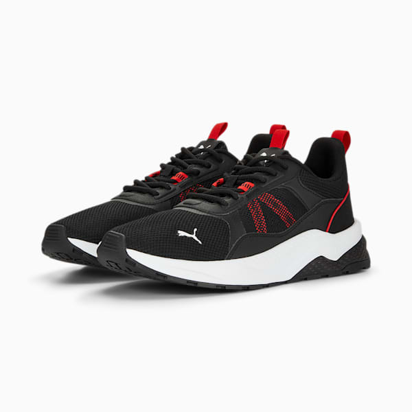 Anzarun 2.0 Unisex Sneakers, PUMA Black-PUMA White-For All Time Red, extralarge-IND