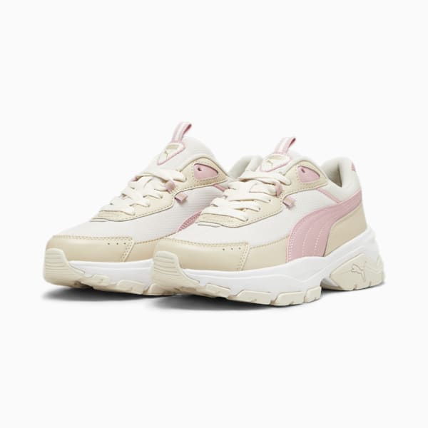 Cassia Via Women's Sneakers, Alpine Snow-Future Pink-Granola-PUMA Gold, extralarge-IND