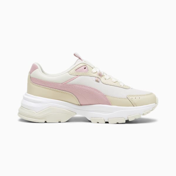 Cassia Via Women's Sneakers, Alpine Snow-Future Pink-Granola-PUMA Gold, extralarge-IND