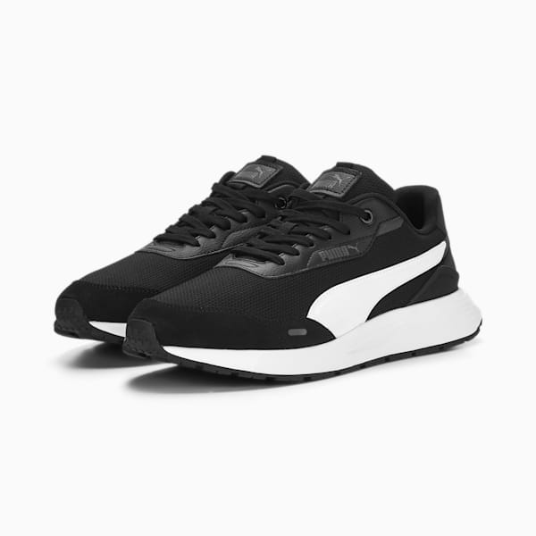 Runtamed Unisex Sneakers, PUMA Black-PUMA White-Shadow Gray, extralarge-IND