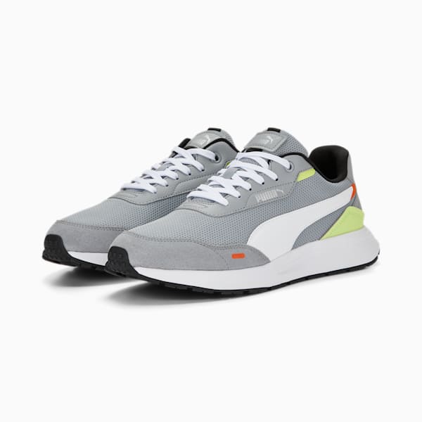 Runtamed Unisex Sneakers, Cool Mid Gray-PUMA White-Lily Pad, extralarge-IND