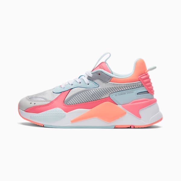 PUMA RS-X Running System Pink Orange Women's Sneaker Shoes Size 7