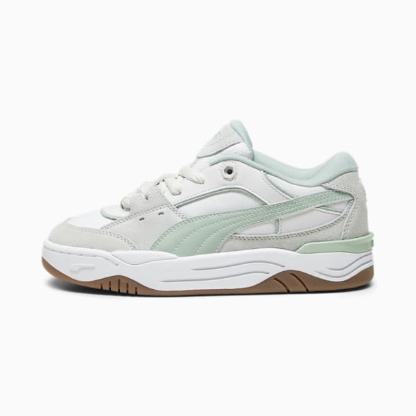 ユニセックス スケートボード PUMA-180 スニーカー, Feather Gray-Green Fog, extralarge-JPN