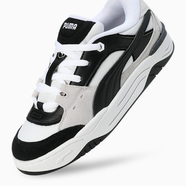 PUMA-180 Unisex Sneakers, PUMA White-PUMA Black, extralarge-IND