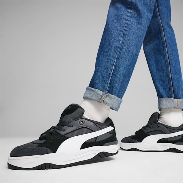 ユニセックス  スケートボード プーマ-180 スニーカー, Strong Gray-PUMA Black, extralarge-JPN