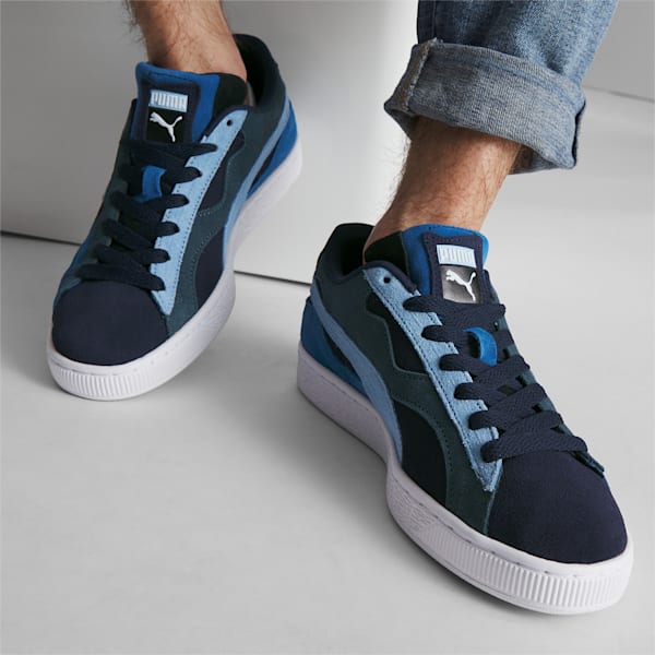 Tenis puma gamuza azules sale