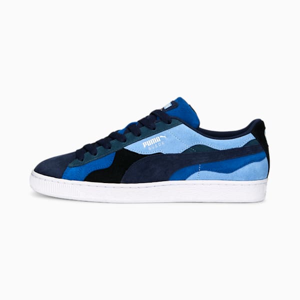 Tenis Camowave de gamuza, PUMA Navy-Clyde Royal-Day Dream, extralarge