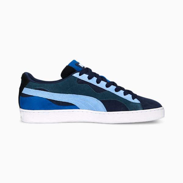 Suede Camowave Men's Sneakers, PUMA Navy-Clyde Royal-Day Dream, extralarge