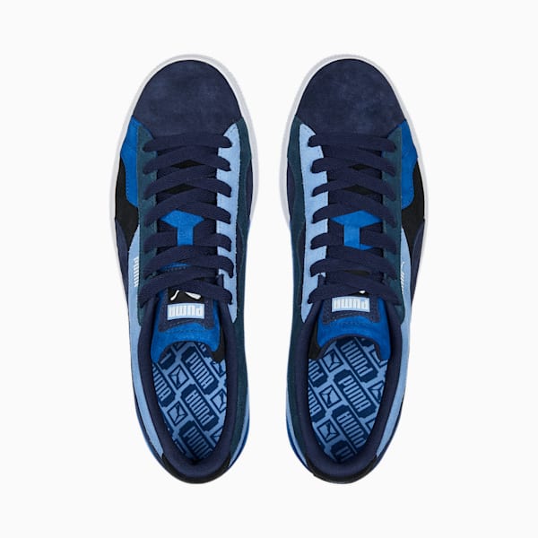 Suede Camowave Men's Sneakers, PUMA Navy-Clyde Royal-Day Dream, extralarge