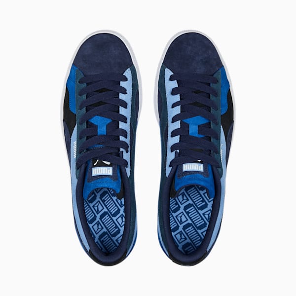 Suede Camowave Men's Sneakers, PUMA Navy-Clyde Royal-Day Dream, extralarge