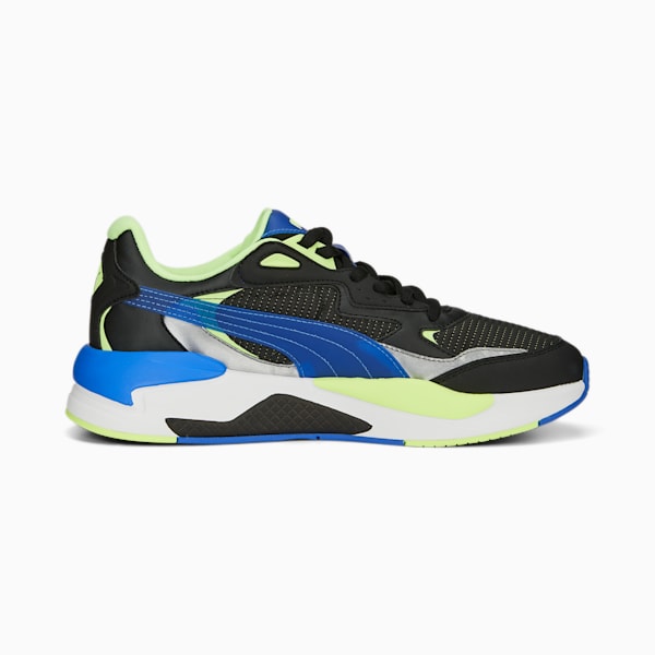 X-Ray Speed Virtual Unisex Sneakers, PUMA Black-Royal Sapphire-Fast Yellow, extralarge-IND