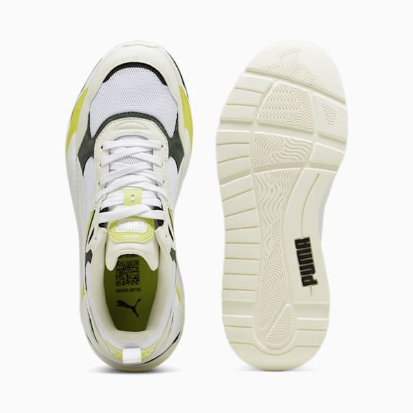 Tenis Hombre Trinity, Warm White-PUMA White-Mineral Gray-Lime Sheen, extralarge
