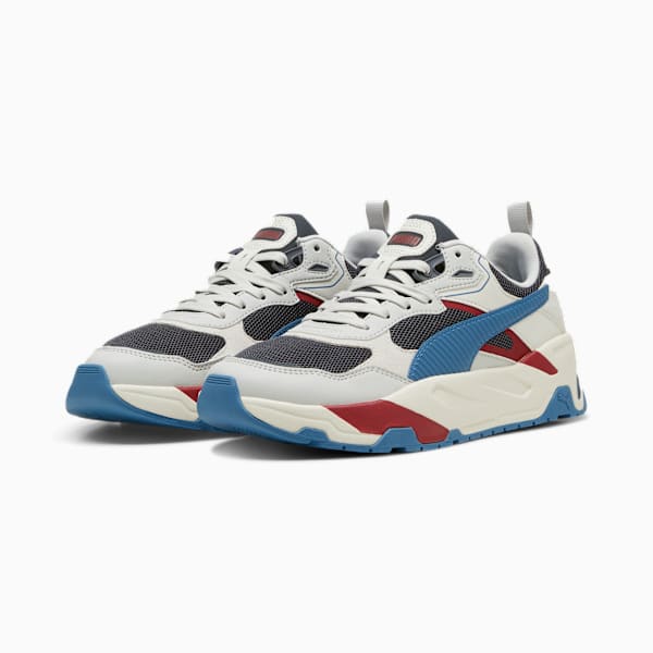 Trinity Sneakers Men, Blue Horizon-Strong Gray-Glacial Gray-Intense Red, extralarge-GBR
