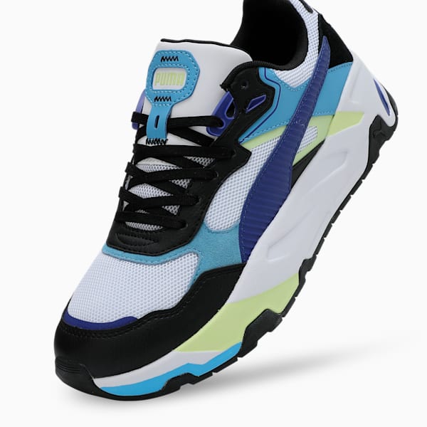 Trinity Men's Sneakers, PUMA White-Lapis Lazuli-PUMA Black-Team Light Blue, extralarge-IND