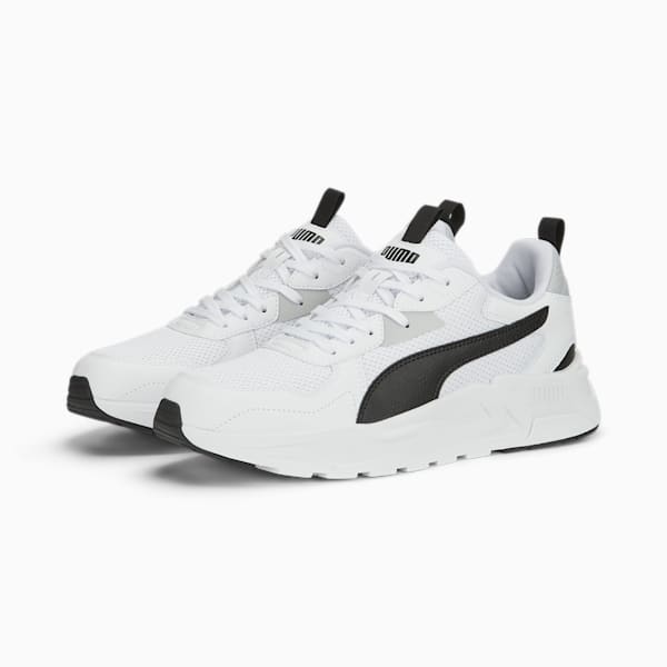 Trinity Lite Men's Sneakers, PUMA White-PUMA Black-Cool Light Gray, extralarge-IND