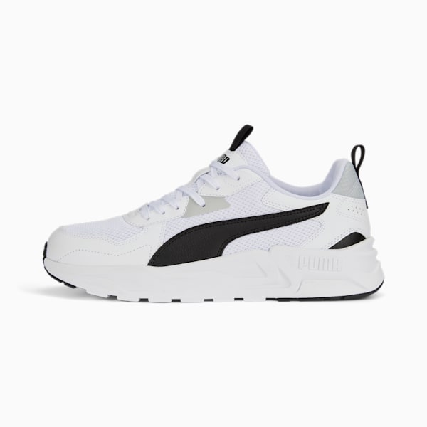 Trinity Lite Men's Sneakers, PUMA White-PUMA Black-Cool Light Gray, extralarge-IND