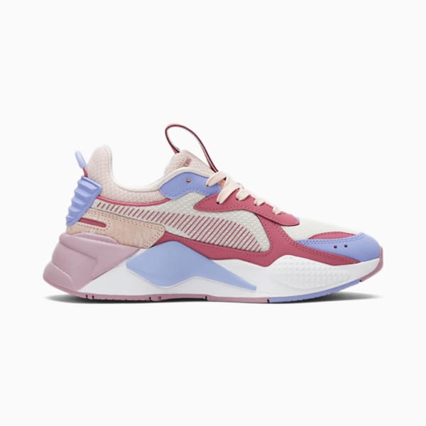 RS-X Sensualist Women's Sneakers, Pristine-Dusty Orchid-Island Pink, extralarge