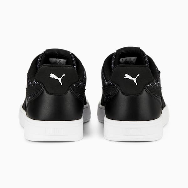 Puma Caven Logo Power Unisex Sneakers, PUMA Black-Cool Mid Gray-PUMA White, extralarge-AUS