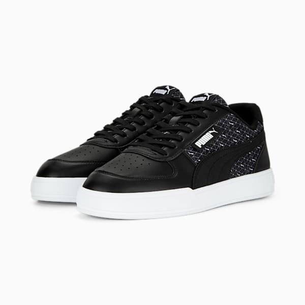 Caven Logo Power Sneakers, PUMA Black-Cool Mid Gray-PUMA White, extralarge-IND