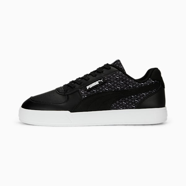 Caven Logo Power Sneakers, PUMA Black-Cool Mid Gray-PUMA White, extralarge-IND