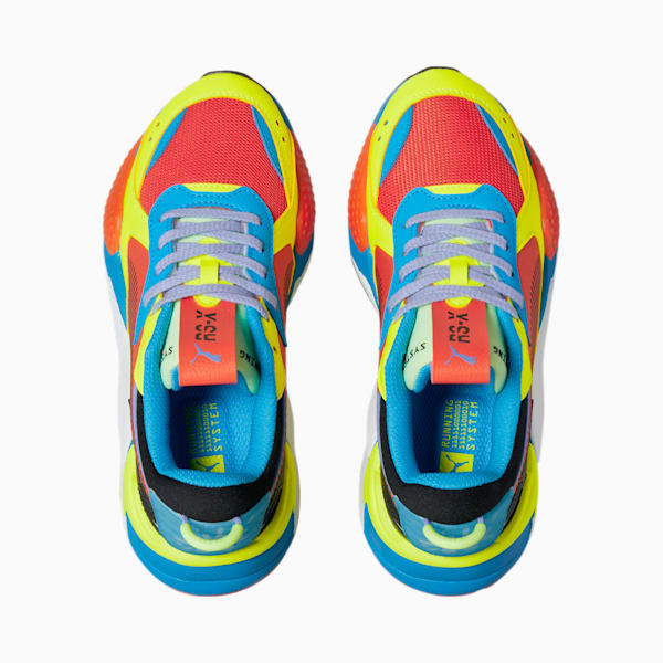 RS-X Water Fight Sneakers Big Kids, Cherry Tomato-Yellow Alert-Ocean Dive, extralarge