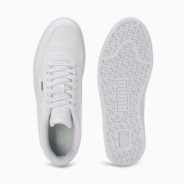 Court Ultra Lite Unisex Sneakers, PUMA White-PUMA White-PUMA Gold, extralarge-IND