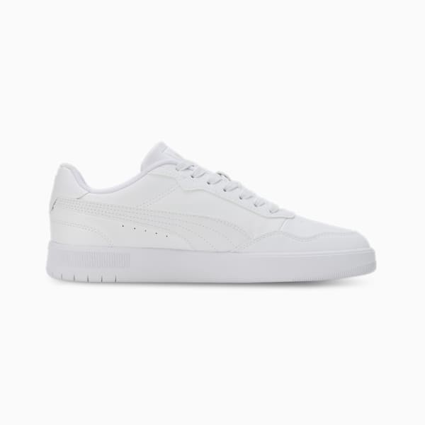 Court Ultra Lite Unisex Sneakers, PUMA White-PUMA White-PUMA Gold, extralarge-IND