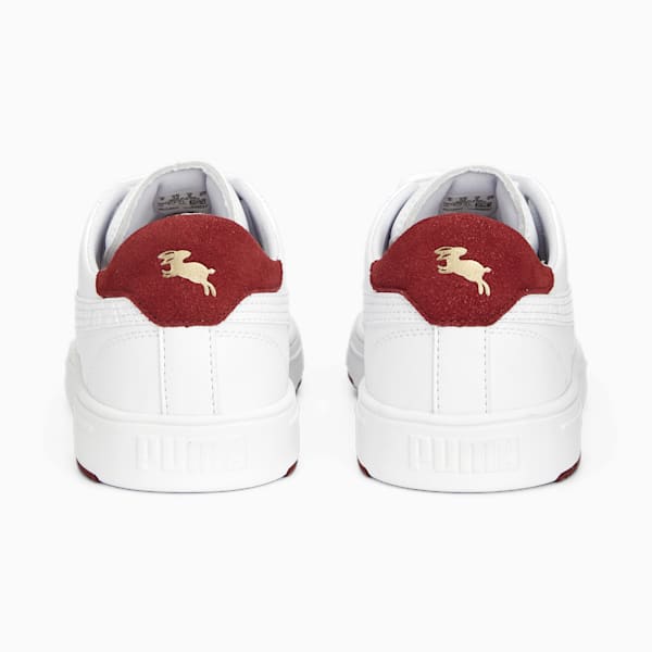 PUMA Serve Pro Lite CNY Unisex Sneakers, PUMA White-Intense Red-PUMA Gold, extralarge-IDN