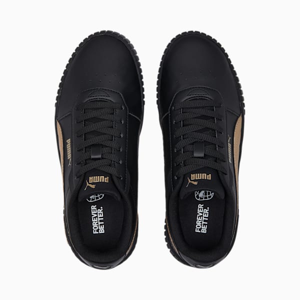 Carina 2.0 Space Metallics Sneakers Women, PUMA Black-PUMA Gold