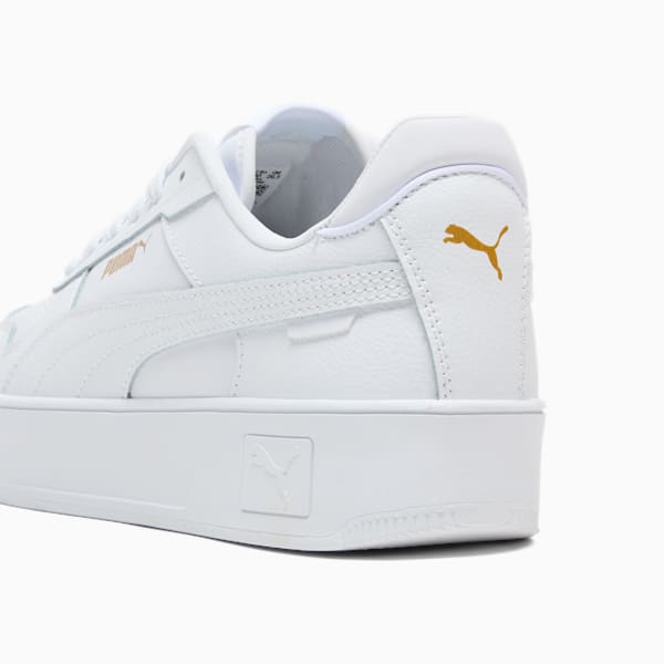 Sneakers Carina Femme, PUMA White-PUMA White-PUMA Gold, extralarge