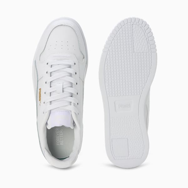 Carina Street Women's Sneakers, PUMA White-PUMA White-PUMA Gold, extralarge-IND