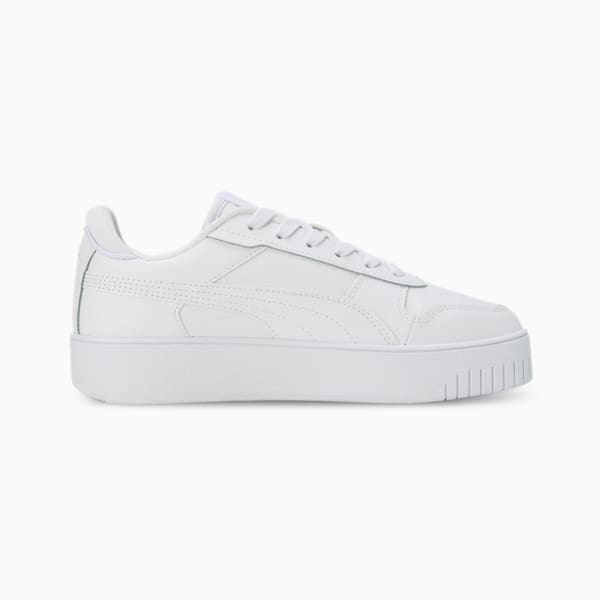 Carina Street Women's Sneakers, PUMA White-PUMA White-PUMA Gold, extralarge-IND