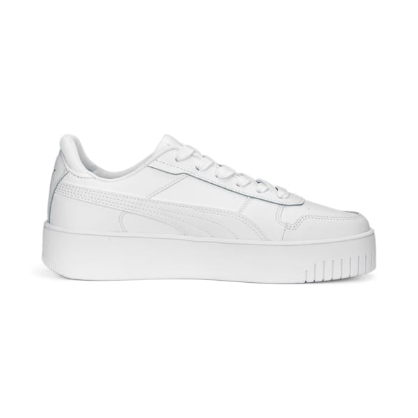 ウィメンズ キャリーナ ストリート スニーカー, PUMA White-PUMA White-PUMA Gold, extralarge-JPN