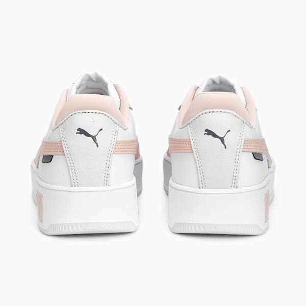 Tenis para mujer Carina Street, PUMA White-Rose Dust-Feather Gray, extralarge