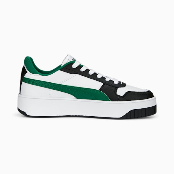 Carina Street Sneakers Women, PUMA White-Vine-PUMA Black