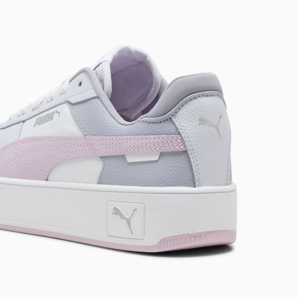 Carina Street Sneakers Women, PUMA White-Grape Mist-PUMA Silver, extralarge