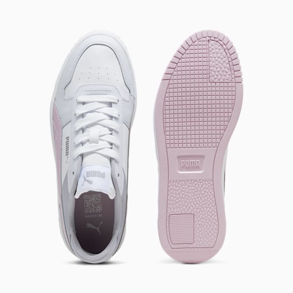 Carina Street Sneakers Women, PUMA White-Grape Mist-PUMA Silver, extralarge