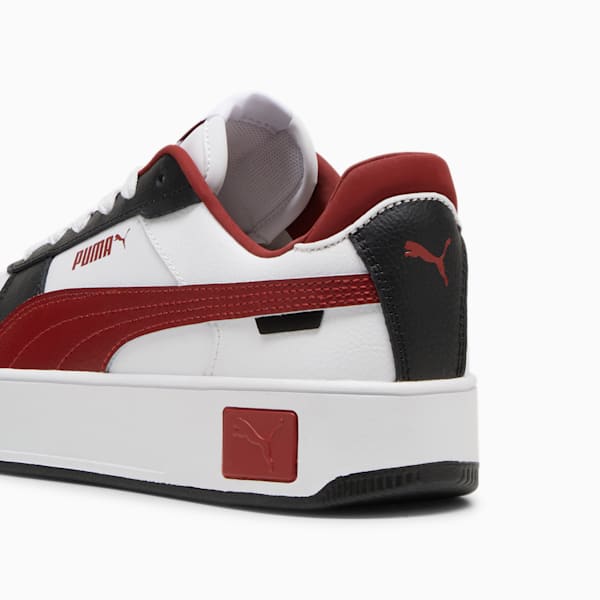 Sneakers Carina Femme, PUMA White-Intense Red-PUMA Black, extralarge