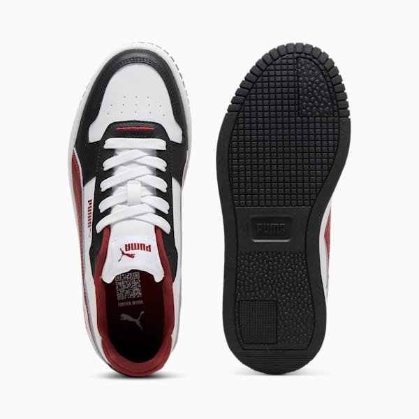 Sneakers Carina Femme, PUMA White-Intense Red-PUMA Black, extralarge