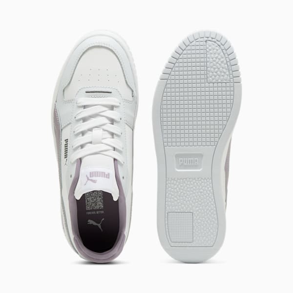 ウィメンズ キャリーナ ストリート スニーカー, PUMA White-Pale Plum-Silver Mist, extralarge-JPN