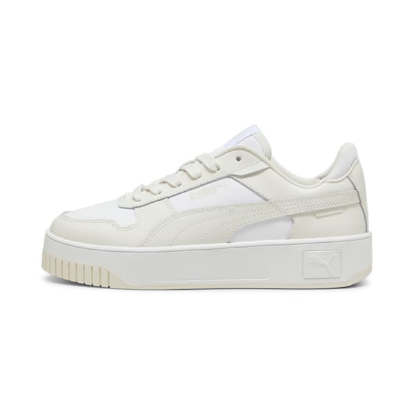 ウィメンズ キャリーナ ストリート スニーカー, PUMA White-Vapor Gray, extralarge-JPN