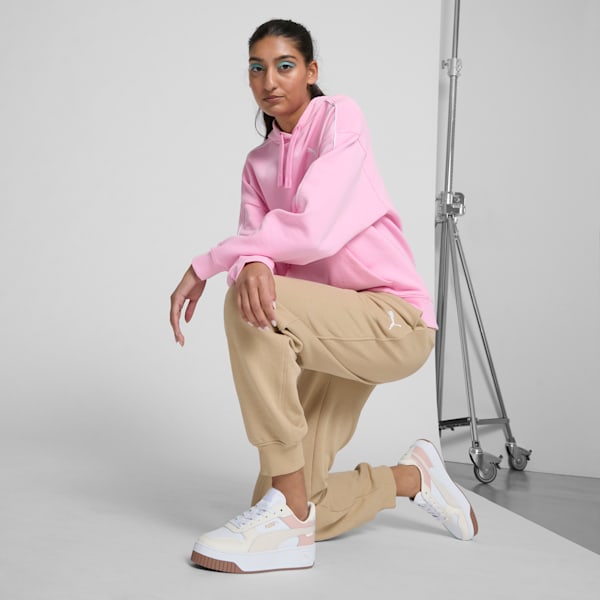 Tenis para mujer Carina Street, PUMA White-Alpine Snow-Frosted Ivory, extralarge