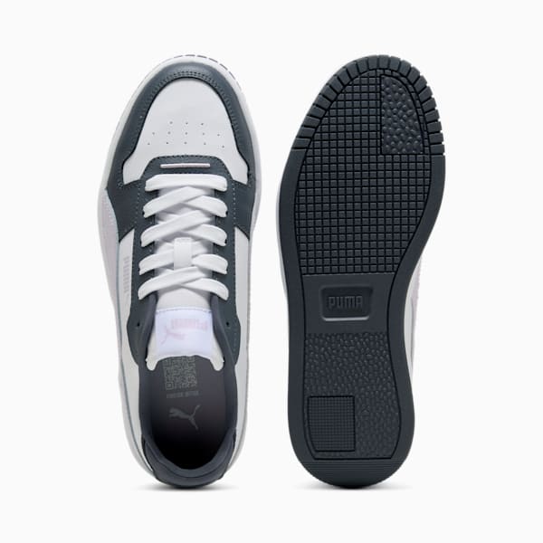 Sneakers Carina Femme, PUMA White-Lilac Frost-Galactic Gray, extralarge