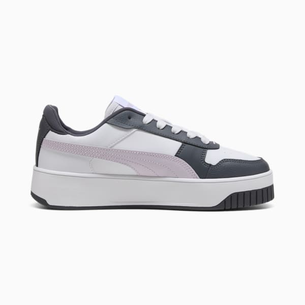 Sneakers Carina Femme, PUMA White-Lilac Frost-Galactic Gray, extralarge