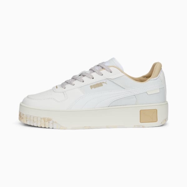 ウィメンズ キャリーナ ストリート ベター スニーカー, PUMA White-PUMA White-Granola