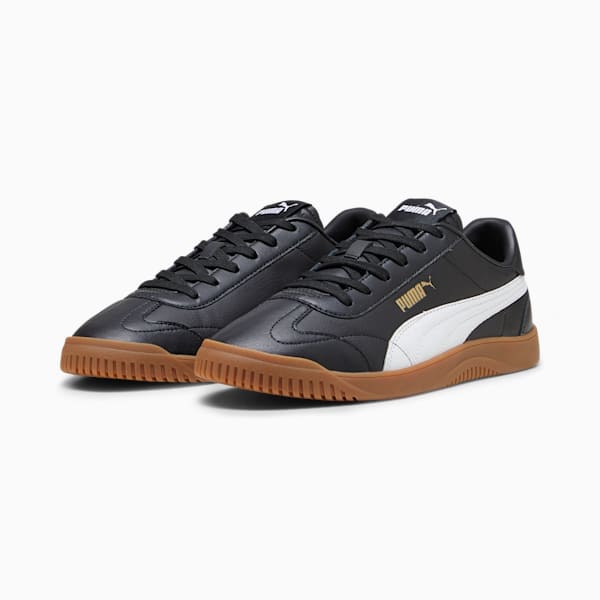 PUMA Club 5v5 Men's Sneakers, PUMA Black-PUMA White-PUMA Gold, extralarge